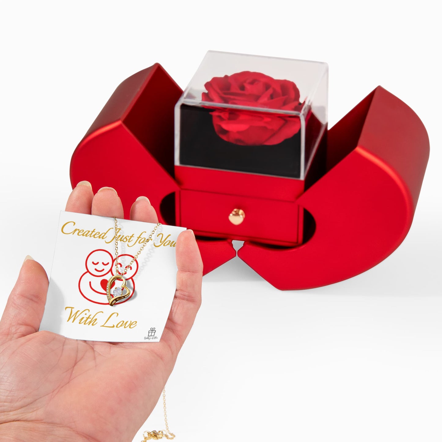 Forever Love Necklace with special Heart Gift Box