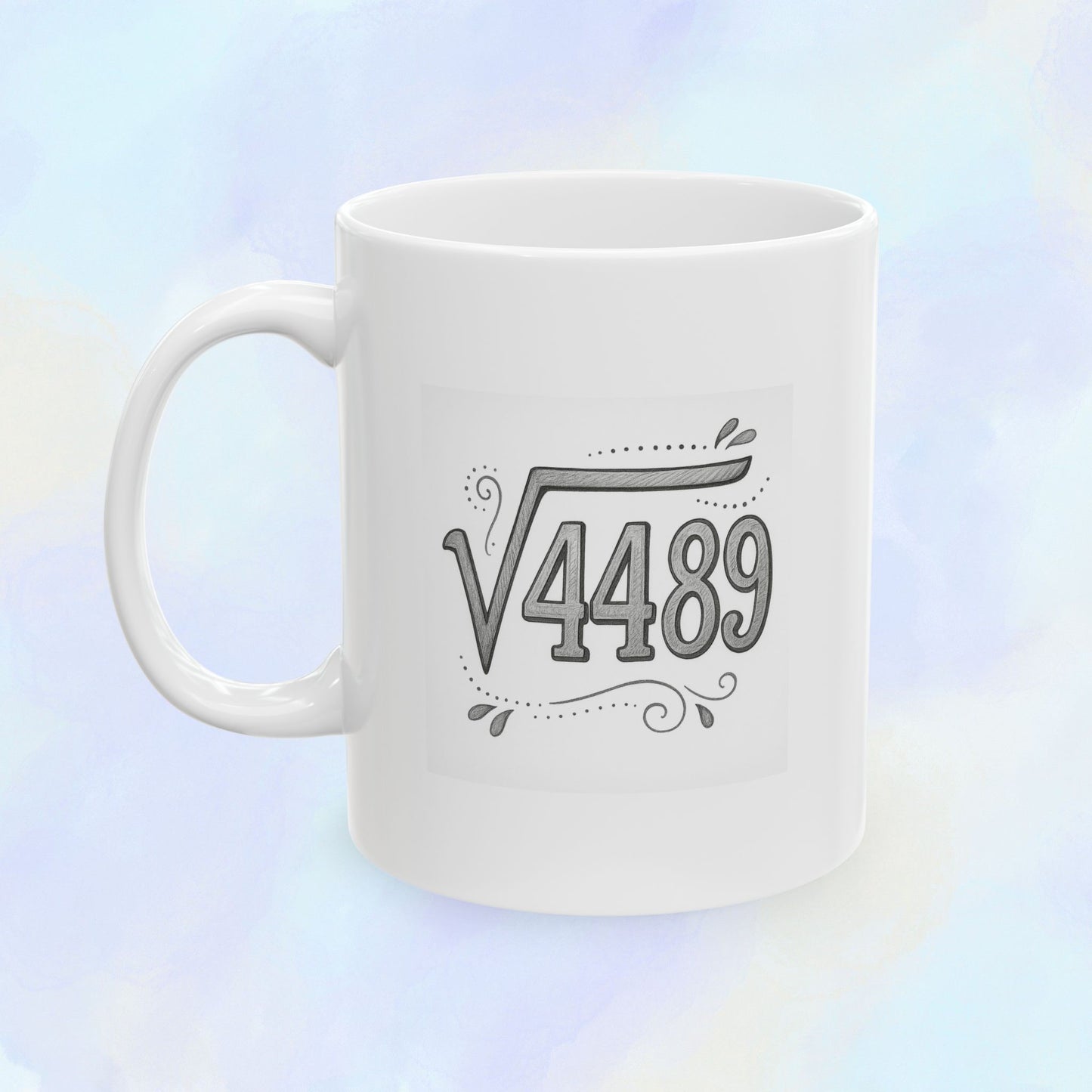 Funny Math '6-7' Ceramic Mug — Humorous Coffee Cup for Math Lovers (11oz & 15oz)