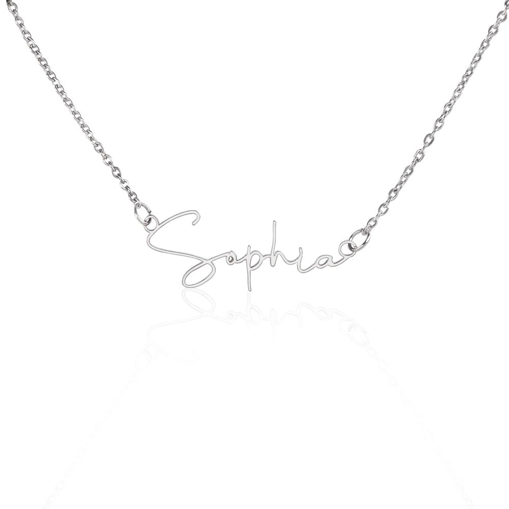 Signature Style Name Necklace - Made to Order!