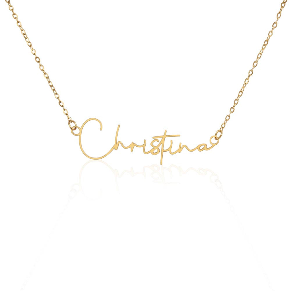 Signature Style Name Necklace - Made to Order!