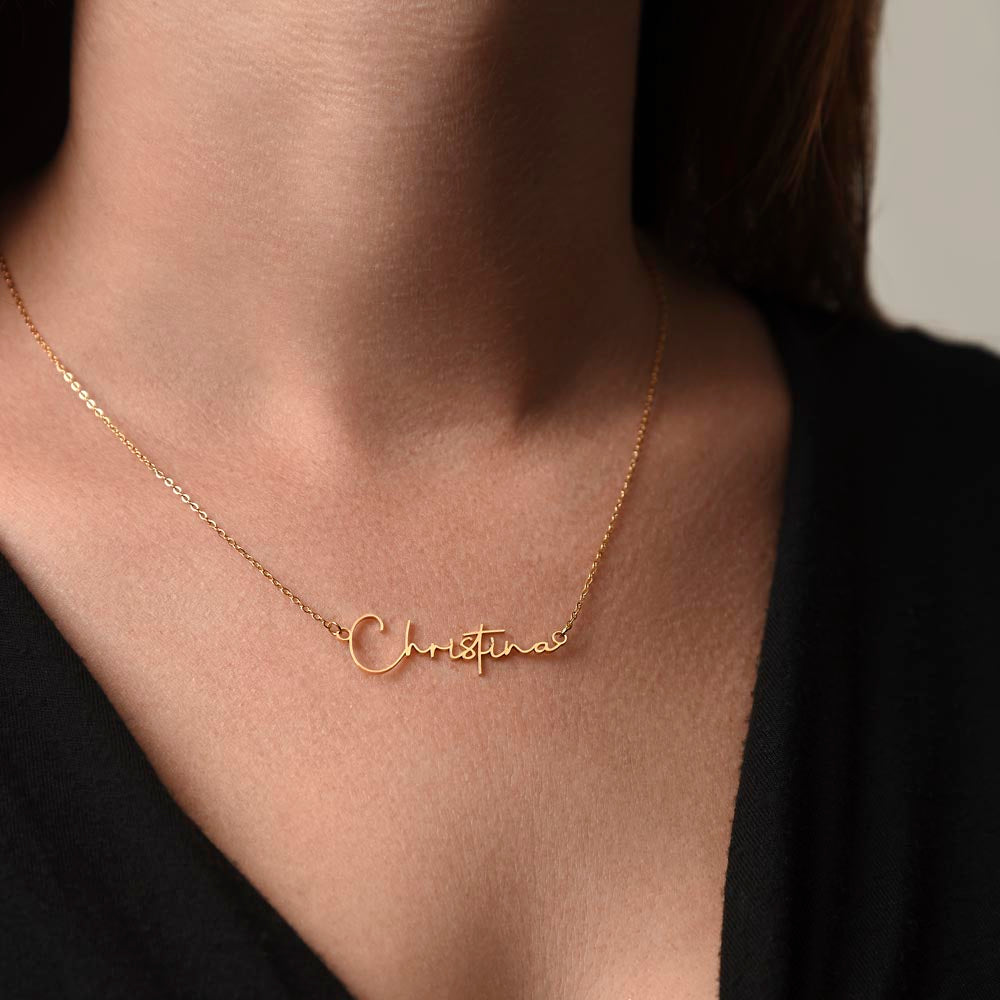 Signature Style Name Necklace - Made to Order!