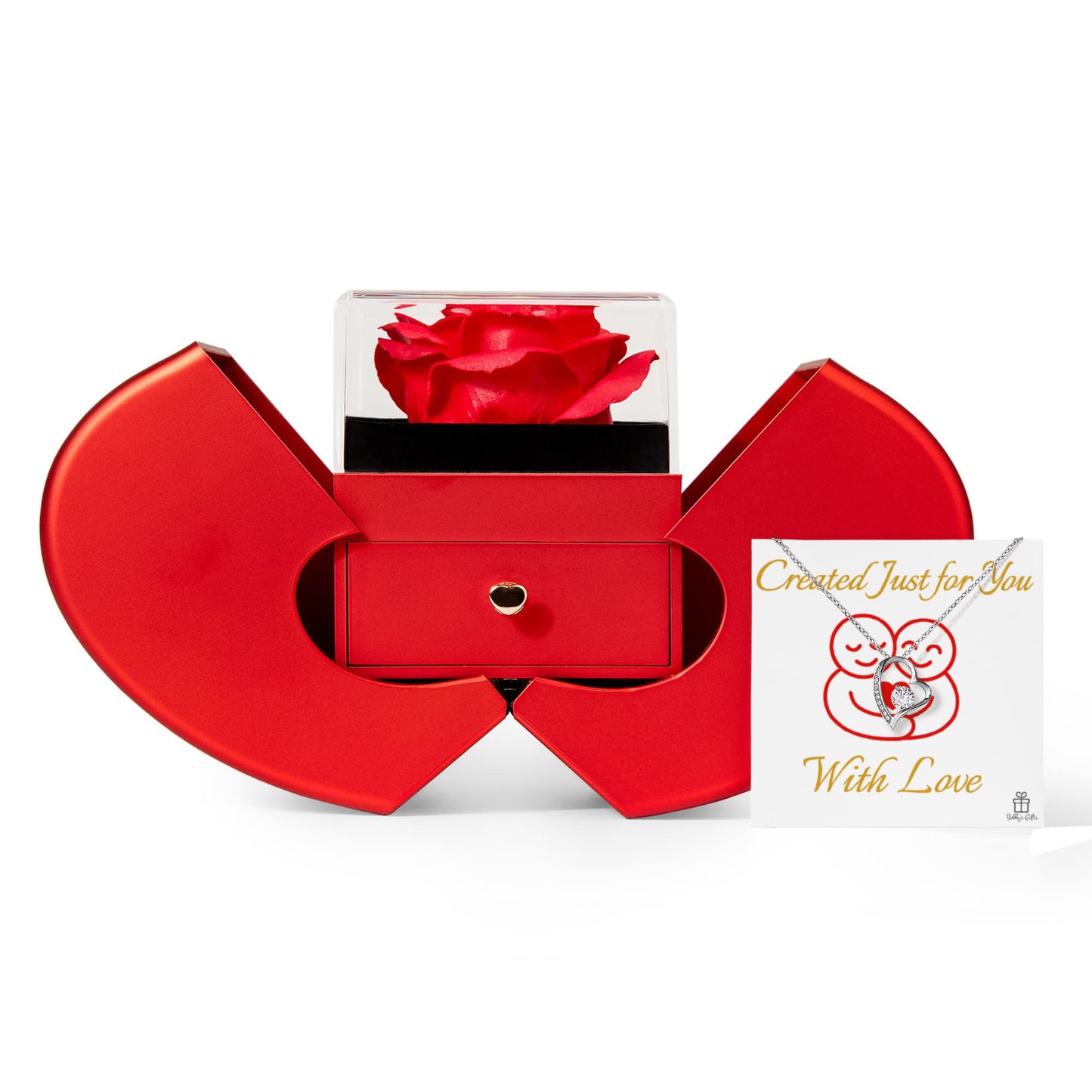 Forever Love Necklace with special Heart Gift Box