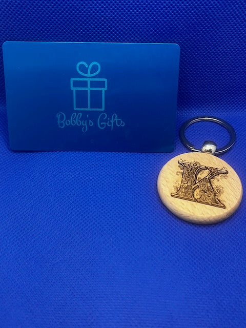 Engravable Wooden Keychains